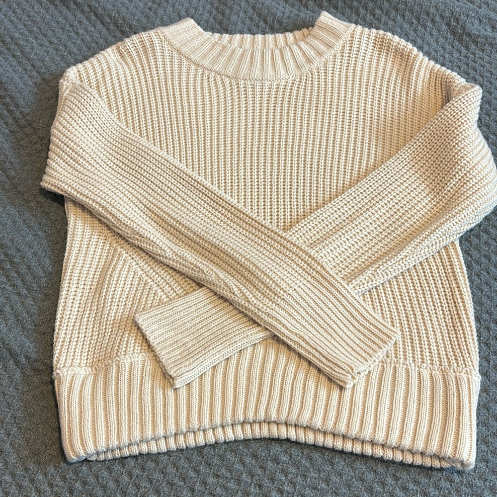Hippie Rose Crème Knitted Sweater